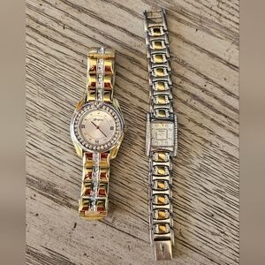 Pair Of Brighton Watches, Dana Point & Turin, Gold & Silver